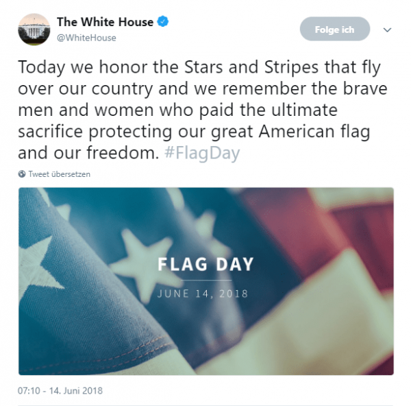 Twitter "Flag Day"