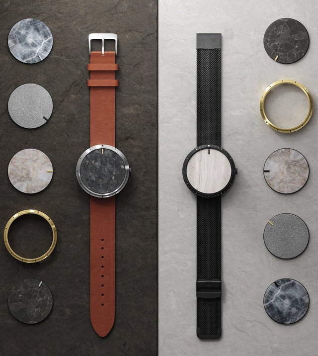 CLOAK WATCH TIMEPIECE COLLECTION FLATLAY