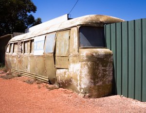 Another abandoned bus repurposed