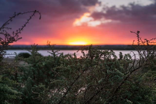 Sunset sky at Port Augusta, South Australia