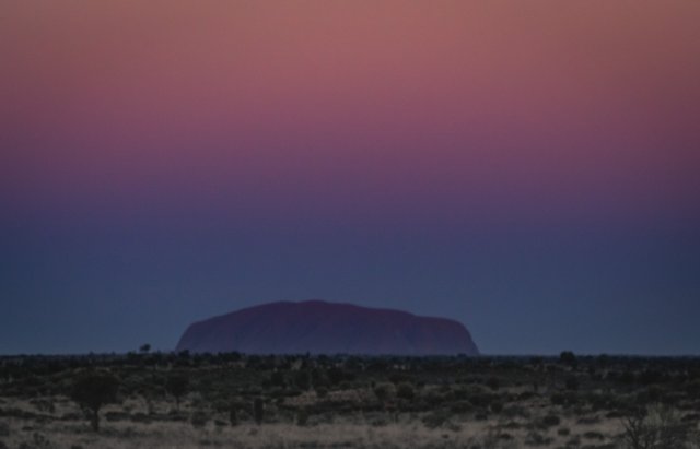 Uluru at dusk