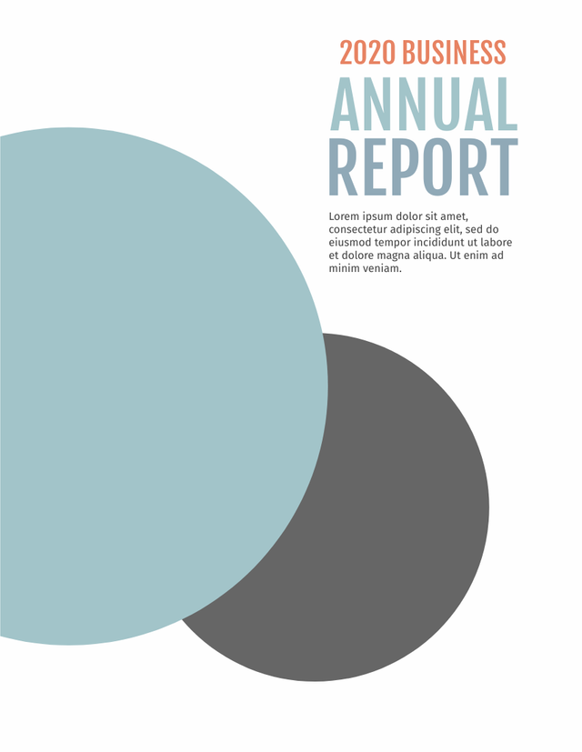 Reports template: Circular Report (Created by InfoART's Reports marker)