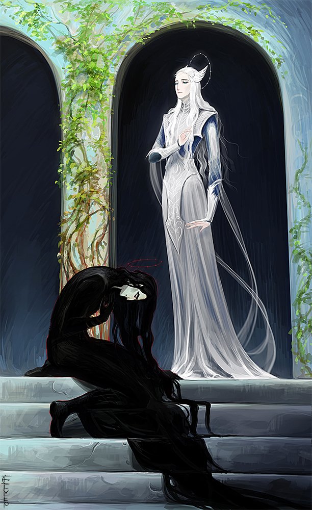 Melkor Manwe forgive by Elveo