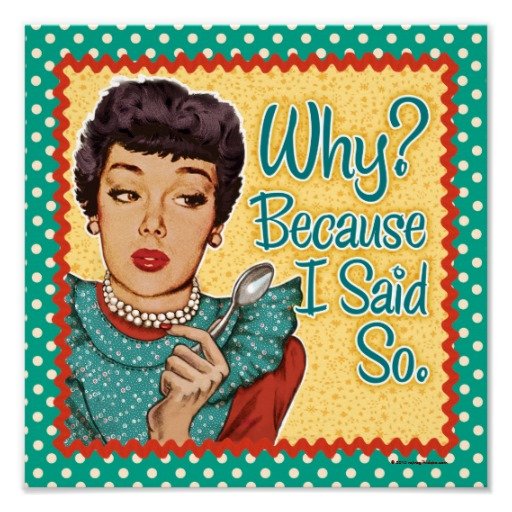 because