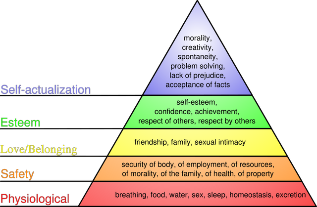 Maslow's pyramid: the hierarchy of human needs — Steemit