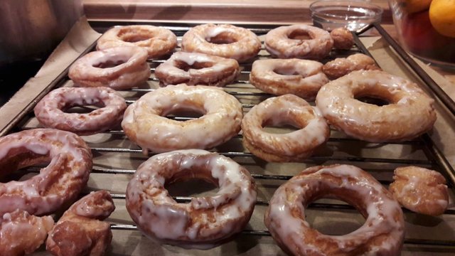 donuts mit glasur