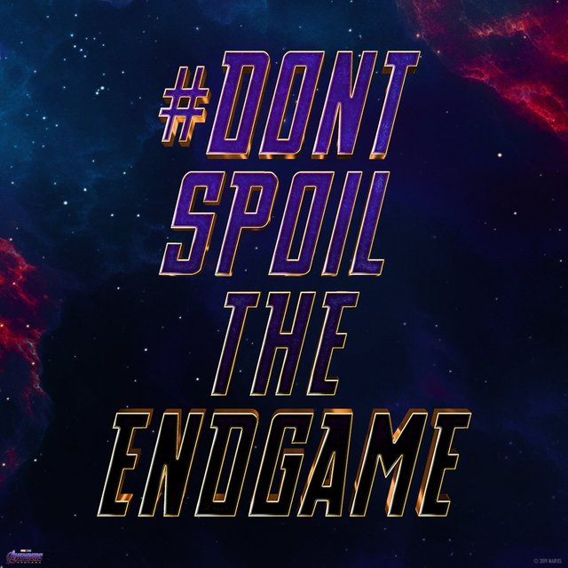 don't spoil the endgame