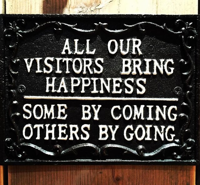 All our visitors bring happiness