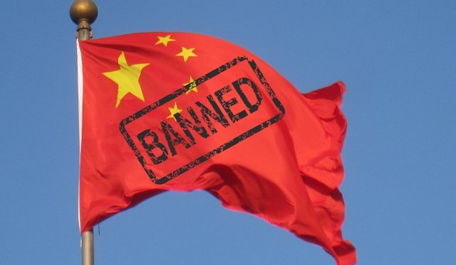 Image result for china banned