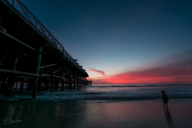 Pacific-Beach-Pier-San-Diego-Sunset-Little-Boy