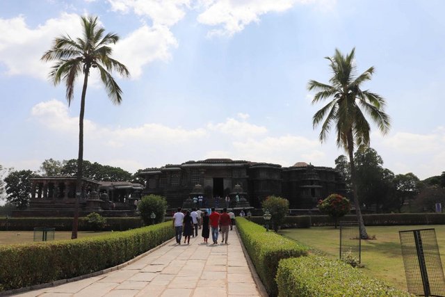 Front View of Halebidu Temple