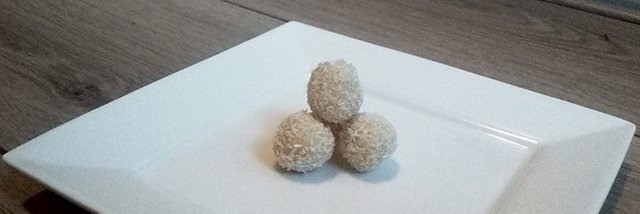 White chocolate truffles