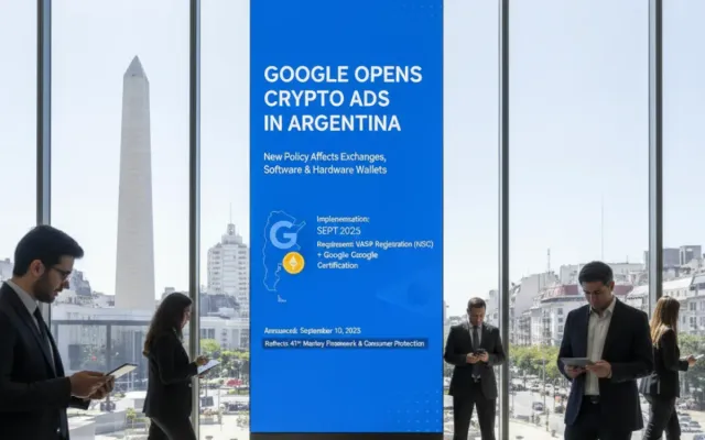 Cripto Ads in Argentina Google