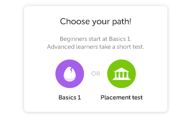 Duolingo - Choose Your Path - screenshot