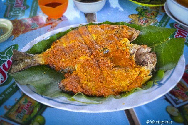 Spicy sour grilled fish