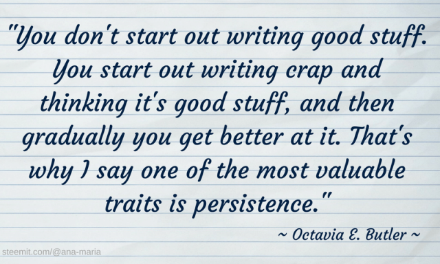 Perfecionism - Octavia E. Butler Quote