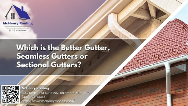 seamless gutters sectional gutters