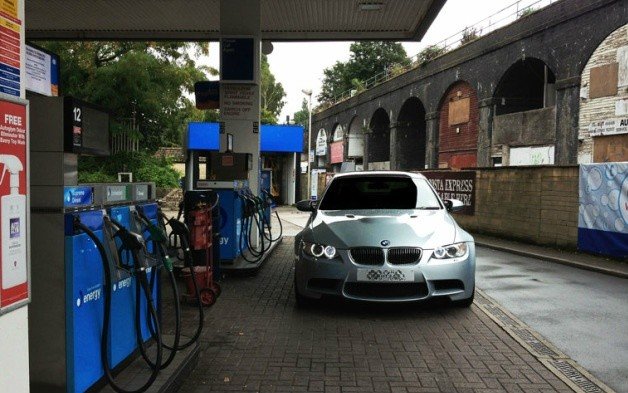 You won't be driving past very many petrol pumps in the BMW