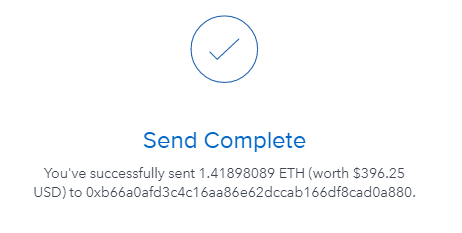 QUE.com.Coinbase.SendFunds.Confirm.Completed.PNG