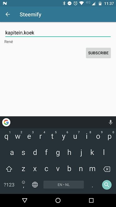 add subscription screen