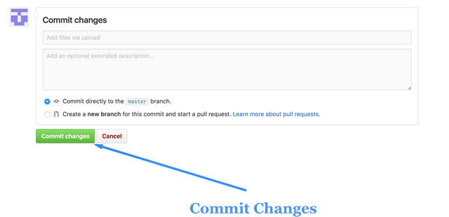 Commit Changes