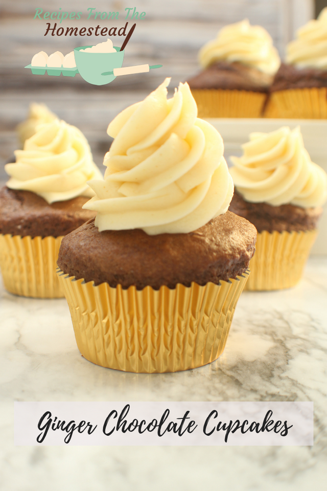 ginger chocolate cupcakes