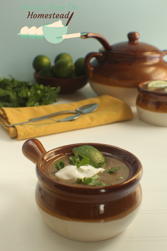 black bean soup with sweet potatoes