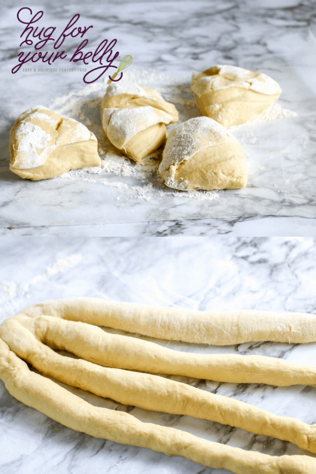 braiding bread