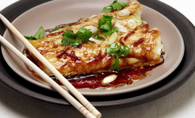 Image result for soy and ginger steamed fish