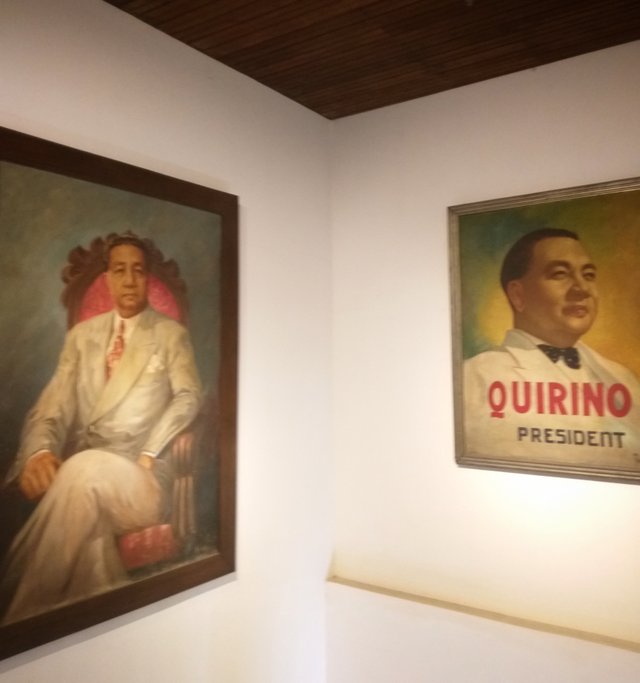 President Quirino's portrait paintings