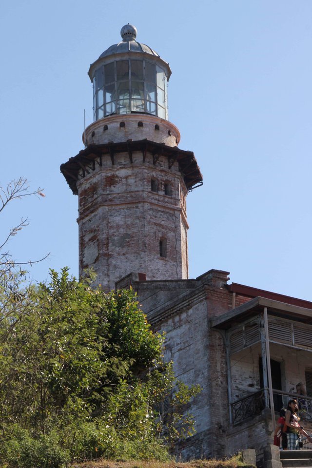 The octagonal stone tower