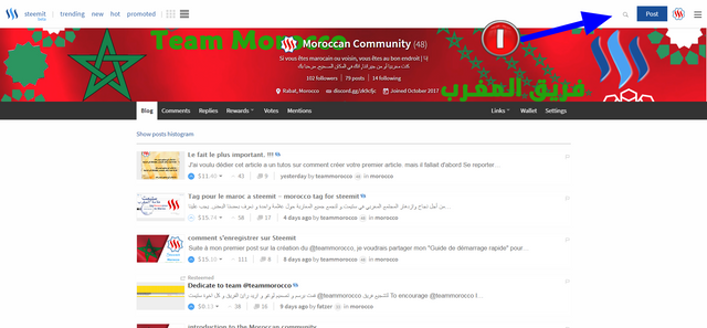 Moroccan Community teammorocco  — Steemit Create a post 01.png