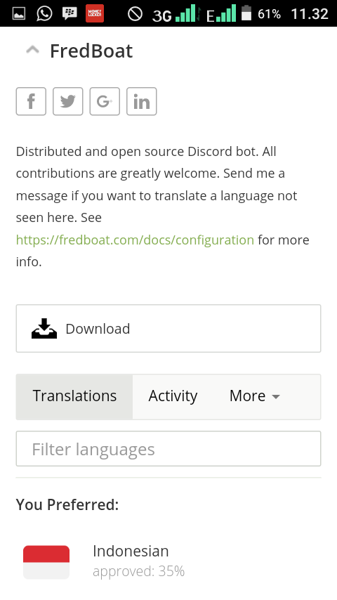 To Improve Fredboat Application Translation To Indonesia Steemit