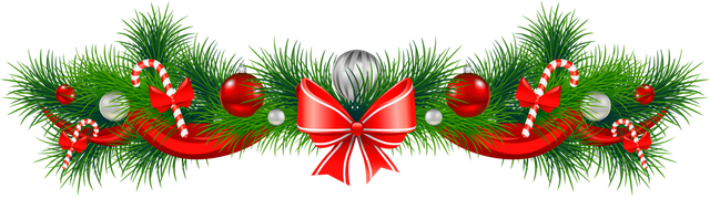 Transparent_Christmas_Pine_Garland_with_Red_Bow_PNG_Clipart.png