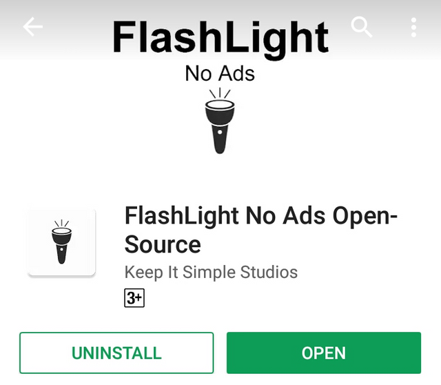 flashlight app no ads
