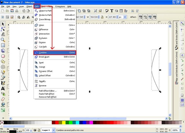 Tutorial : How to design an Abstract line Using Inkscape — Steemit