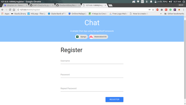 Part 2 Simple Chat Application Using Djangorestframework Steemit