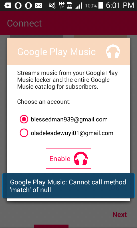 google play music will not upload
