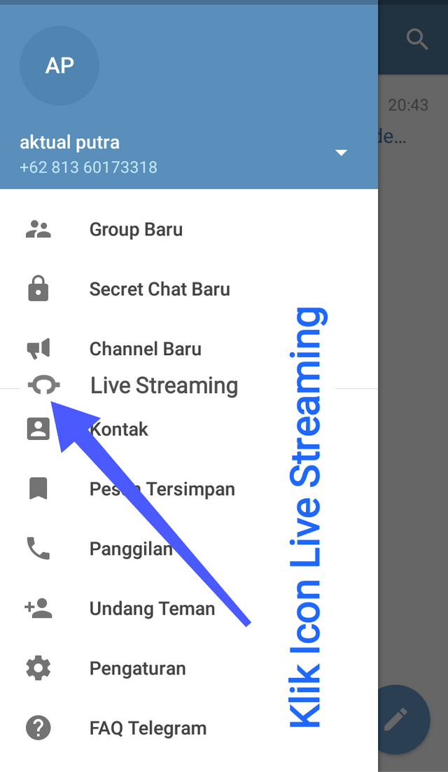 Added live broadcast feature in Telegram App via Mobile Android. — Steemit