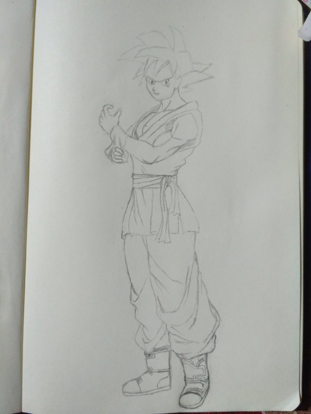 goku normal drawing