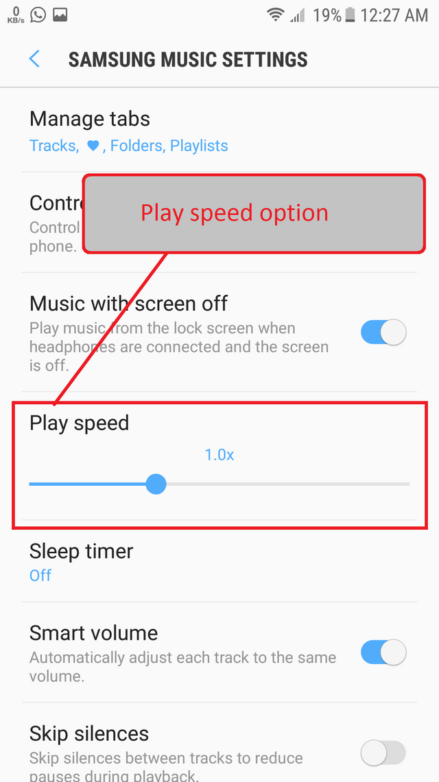 There Should Be A Play Speed Notification Close Option In Music Dna Steemit