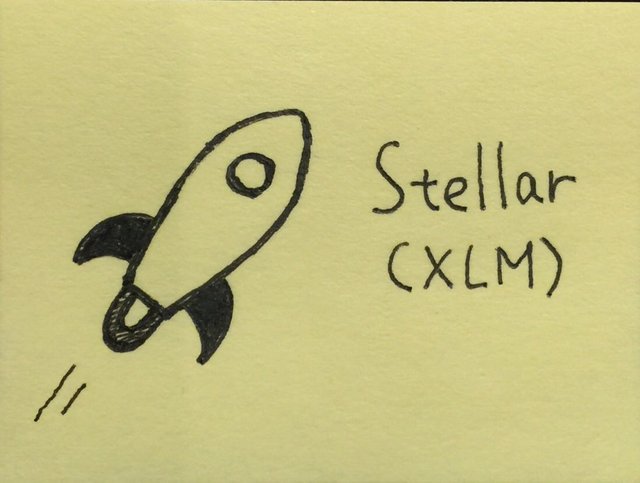 Sketch Art Stellar Icon 漫画涂鸦 恒星币图标 Steemit