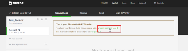 Trezor Cannot Claim Bitcoin Gold With Its Claim Tool Steemit - 