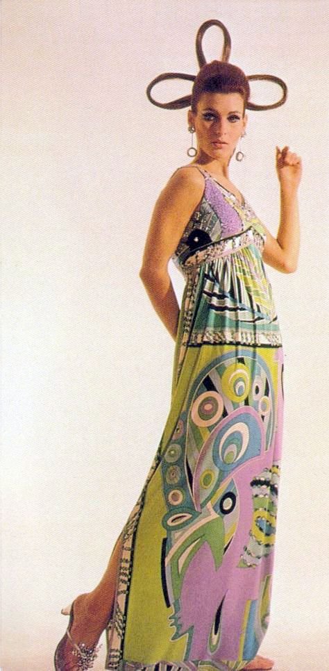 1955 Joan Whelan in creation by Emilio Pucci