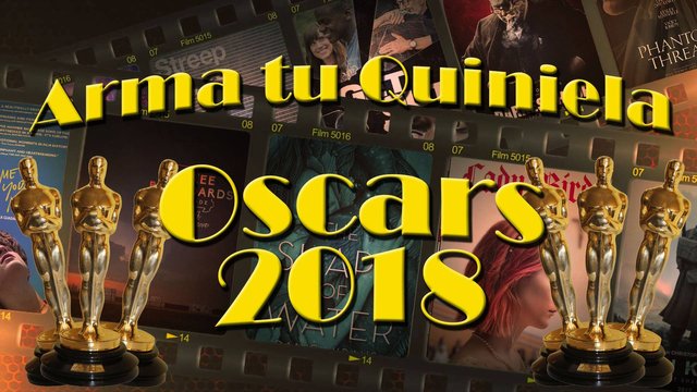 Quiniela Oscars 2018