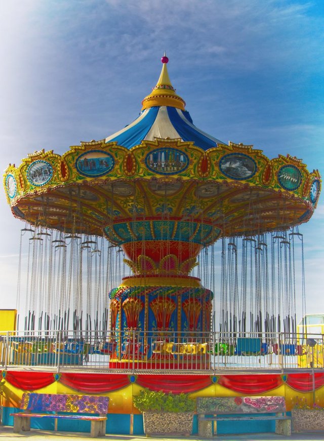 PhotoChallenge SaturdayView The Swing Ride At Santa Cruz Beach