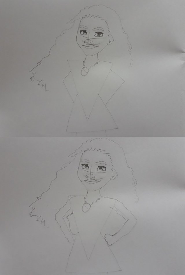 How to Draw Moana - Easy Drawing Art