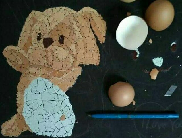 Mengubah Kulit Telur Menjadi Karya Seni Yang Indah Steemit