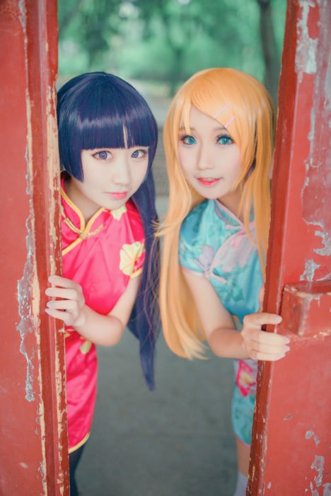 Cute-Kuroneko-Kirino-China-Dress-Cosplay-17-468x701.jpg