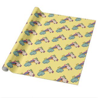 Chubby Pegasus Wrapping Paper